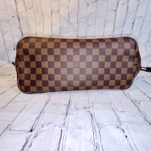 Neverfull GM Damier Ebene Tote Shoulder Bag Brown - Picture 15 of 16